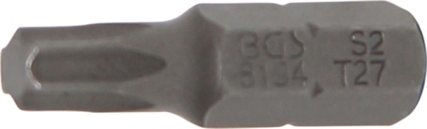 BGS bit T27 1/4", dužine 25 mm, Torx T27 od krom-vanadij čelika
