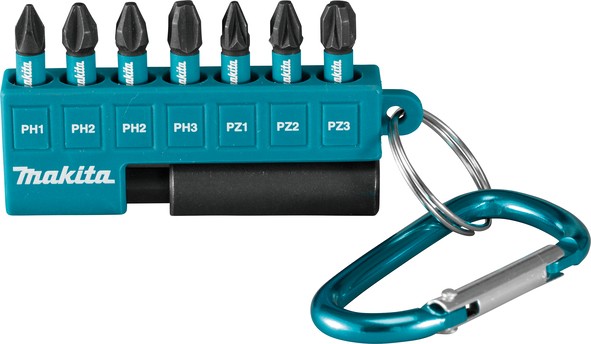 Makita impact BLACK set bitova 8 komada s magnetnim držačem E-11994