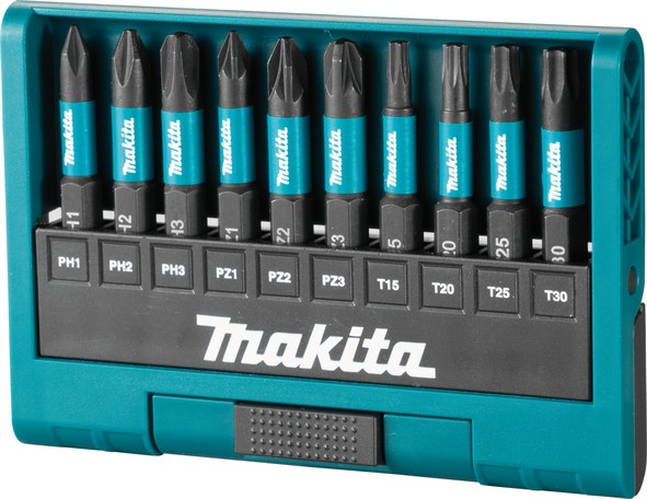 Makita impact BLACK set bitova 10 kom E-12011 duljine 50 mm