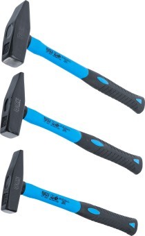 BGS set bravarskih čekića s drškom od stakloplastike 300 500 800 g