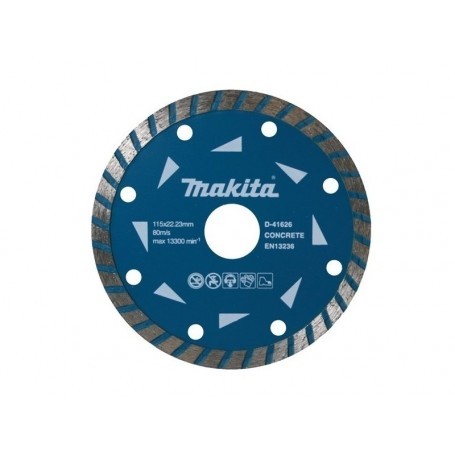 Makita dijamantna rezna ploča valovita 115 mm za rezanje betona D-41626