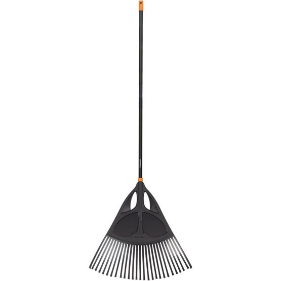 FISKARS Solid grablje za lišće s aluminijskom drškom i širokom plastičnom glavom