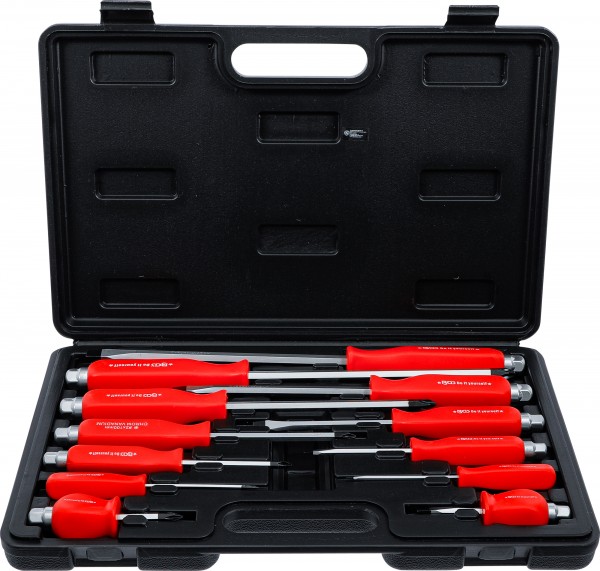BGS 12-dijelni set ojačanih ravnih i PH odvijača Kraftmann 7890
