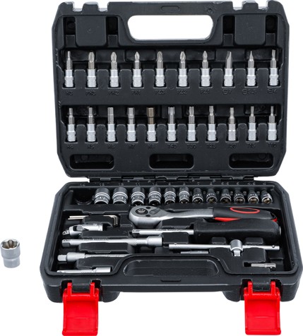 BGS set nasadnih ključeva i bitova 4-13 mm 1/4 inča 46 dijelova