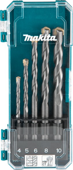 Makita 5-dijelni komplet svrdala za beton D-72877 promjeri 4 do 10 mm