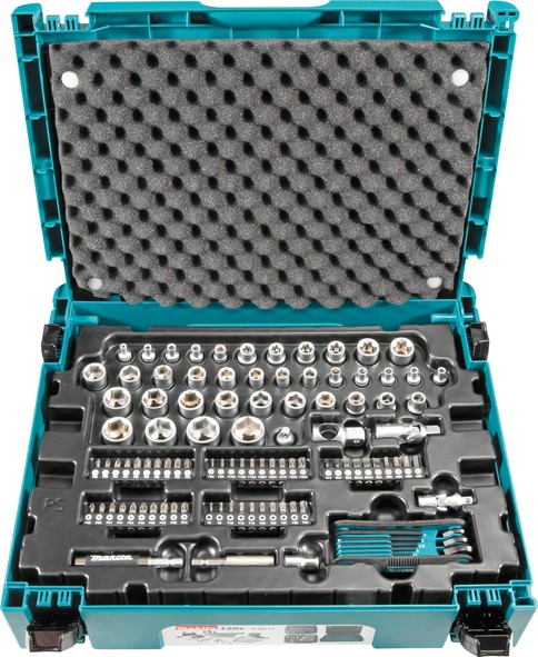 Makita 120-dijelni set ručnog alata u MAKPAC koferu E-08713
