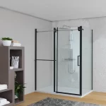 KOLPASAN Tuš kabina Virgo TK BLACK 120X80/K UNI