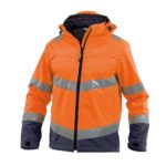 Dassy Jakna softshell MALAGA narančasta/navy L