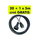 BRENNENSTUHL Brennenstuhl produžni PVC kabel 3x1,5mm2, 2m, crni<br><br> B1162160