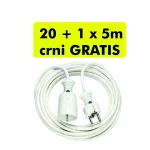 BRENNENSTUHL Brennenstuhl produžni PVC kabel 3x1,5mm2, 10m, bijeli<br> B1162210