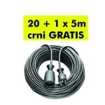 BRENNENSTUHL Brennenstuhl produžni gumeni kabel 3x1,5mm2, 15m, IP44, crni B1161510