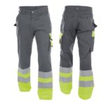 Dassy Hlače radne OMAHA 300g sivo/žute br. 50