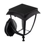 V-TAC LED solarna zidna lampa 2W 3000K+6000K IP65 crna 2892