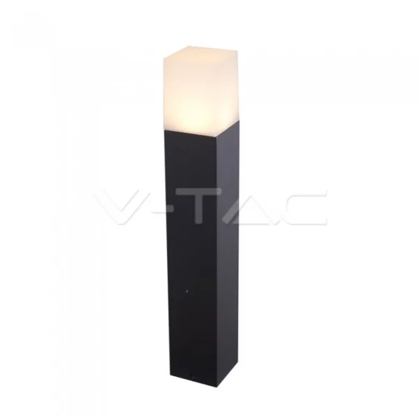 V-TAC LED podna lampa GU10 četvrtasta IP54, crna 7564