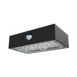 V-TAC LED solarna zidna lampa 350lm baterija 3.7v 1200mAh 4000K+3000K crna 10305