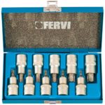 Fervi Ključ usadni torx-garnitura 1/2" (10kom T20-T70)    622
