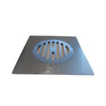 PPK-PLOČA PODNOG SIFONA - INOX 150 X 150 X 3 mm - ELEKTROPOLIRANA
