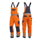 DASSY Hlače radne farmer TOULOUSE narančaste/navy br. 56