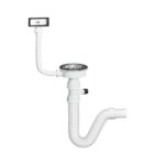 TEXO-SIFON GIBLJIVI SUDOPER 1/1 FI 115 + PRIKLJUČAK + PRELJEV