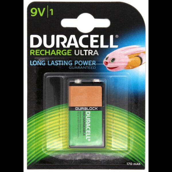 Duracell NiMH 9V/HR22 170m B2
