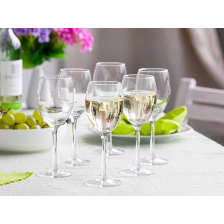 Altom Design Diamond čaše za bijelo vino 250 ml set 6 komada