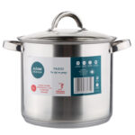 ALTOM DESIGN LONAC FABIO  22CM 7.0L SA STAKLENIM POKLOPCEM - 0204002545 - Slika 4