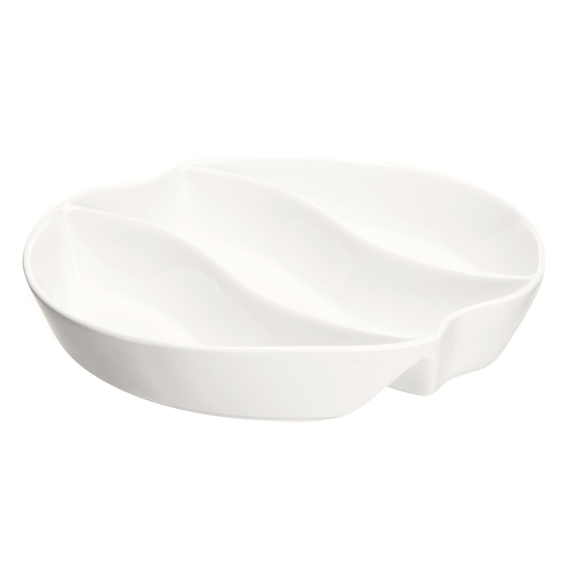 altom-design-porculanska-zdjela-s-3-odjeljka-01010051553 Altom Design porculanska porculanska zdjela s 3 odjeljka iz kolekcije Regular, kremaste boje