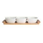 Altom Design set 3 zdjelice na drvenoj podlozi 01010052548 - Slika 2