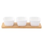 Altom Design set 3 zdjelice na podlozi od bambusa - 01010052519 - Slika 2