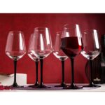 Altom Design set čaša za vino Rubin Black 370ml 0103006605 - Slika 3
