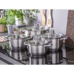 Altom Design set lonaca od nehrđajućeg čelika 8 elemenata Vito - Slika 4