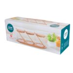 ALTOM DESIGN SET OD 3 BOROSILIKATNE POSUDE SA ŽLICAMA NA POSTOLJU 3X330 ML ( 0203018452 ) - Slika 5