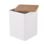 Altom Design spremnik s bambusovim poklopcem Bijeli - KAVA - 0204018452 - Slika 3