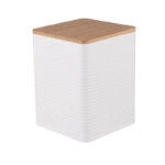 Altom Design spremnik s bambusovim poklopcem Bijeli - KAVA - 0204018452 - Slika 4
