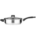 Altom Design tava od nehrđajućeg čelika sa staklenim poklopcem Emilio 24 cm ( 0204003731 )