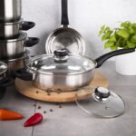 Altom Design tava od nehrđajućeg čelika sa staklenim poklopcem Emilio 24 cm ( 0204003731 ) - Slika 3