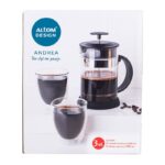Altom Design termo staklene šalice za kavu i čaj Andrea 300 ml (set od 2 čaše) + vrč 800 ml - 020302363 - Slika 5