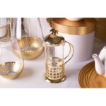 Altom Design vrč & preša za čaj i kavu 350 ml, zlatna - 020302374 - Slika 2