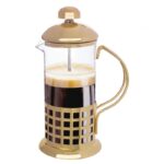 Altom Design vrč & preša za čaj i kavu 350 ml, zlatna - 020302374