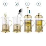 Altom Design vrč & preša za čaj i kavu 350 ml, zlatna - 020302374 - Slika 8