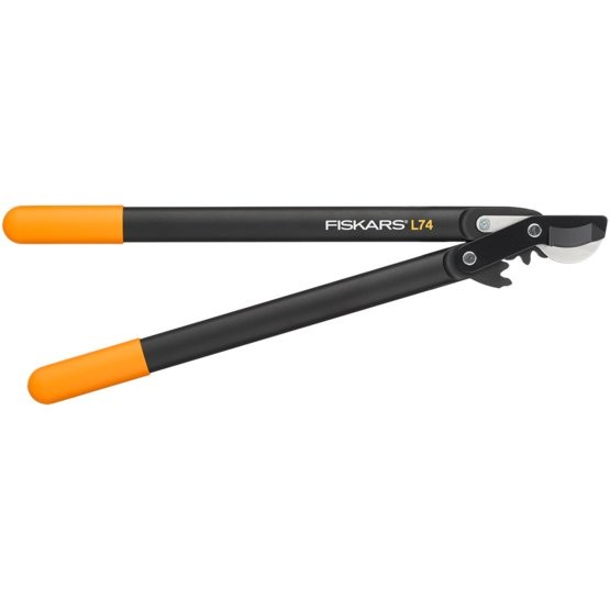 FISKARS škare za grane mim. 545mm PowerGear L74 1000582 FPP Fiskars PowerGear L74 mimoilazne škare za grane duljine 545 mm s crno-narančastim ručkama