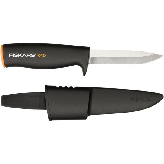 FISKARS nož višenamj.u koricama 225mm K40 1001622 FPP FISKARS višenamjenski nož K40 s plastičnim koricama