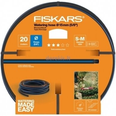 FISKARS crijevo za vodu 15mm (5/8") 20m Q3 1027096 FPP FISKARS vrtno crijevo za vodu promjera 15 mm duljine 20 m