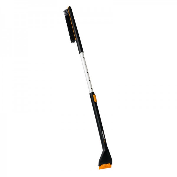 FISKARS strugač snijega i leda teleskopski 88cm 1078493 FISKARS teleskopski strugač snijega i leda duljine 88 cm s metlom za čišćenje automobila