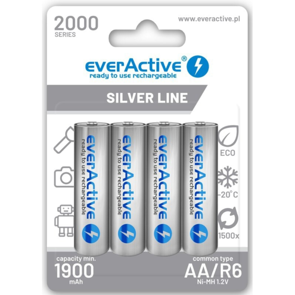 EA AA R6 NiMH 2000m Silver B4