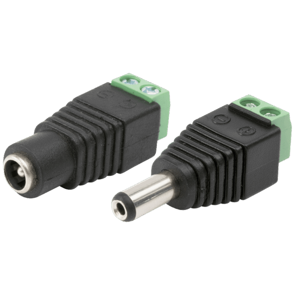 home DC konektor, set, 12 V DC / 3 A - DC 2CS