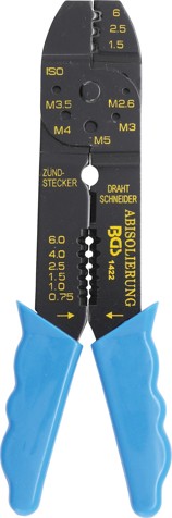 BGS Kliješta za neizol.stopice 1,5-6mm2 pro+ 1422 BP26 BGS kliješta za neizolirane stopice 1,5-6 mm2 model 1422