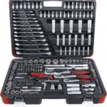 BGS set nasadnih ključeva i bitova 216 komada s pogonima 1/4 3/8 i 1/2 u koferu
