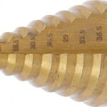 BGS stepenasto svrdlo 6-40,5 mm TIN pro+ 1615 s označenim stupnjevima promjera