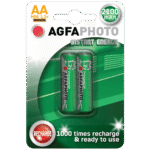 AgfaPhoto Punjiva baterija, AA, 1.2 V, 2100 mAh, blister 2 kom. - R2U B2